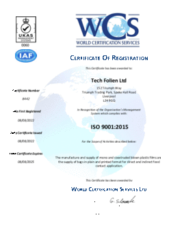 ISO CERT 9001:2015 UK202139-88A